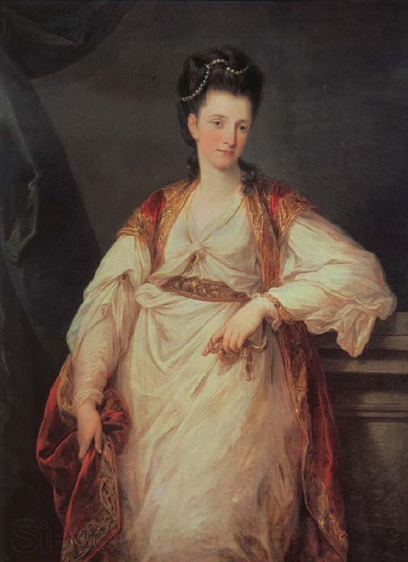 Angelika Kauffmann Bildnis Miss Mosley Fruhe 1770er-Jahre Spain oil painting art